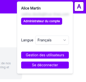 Accessing user management